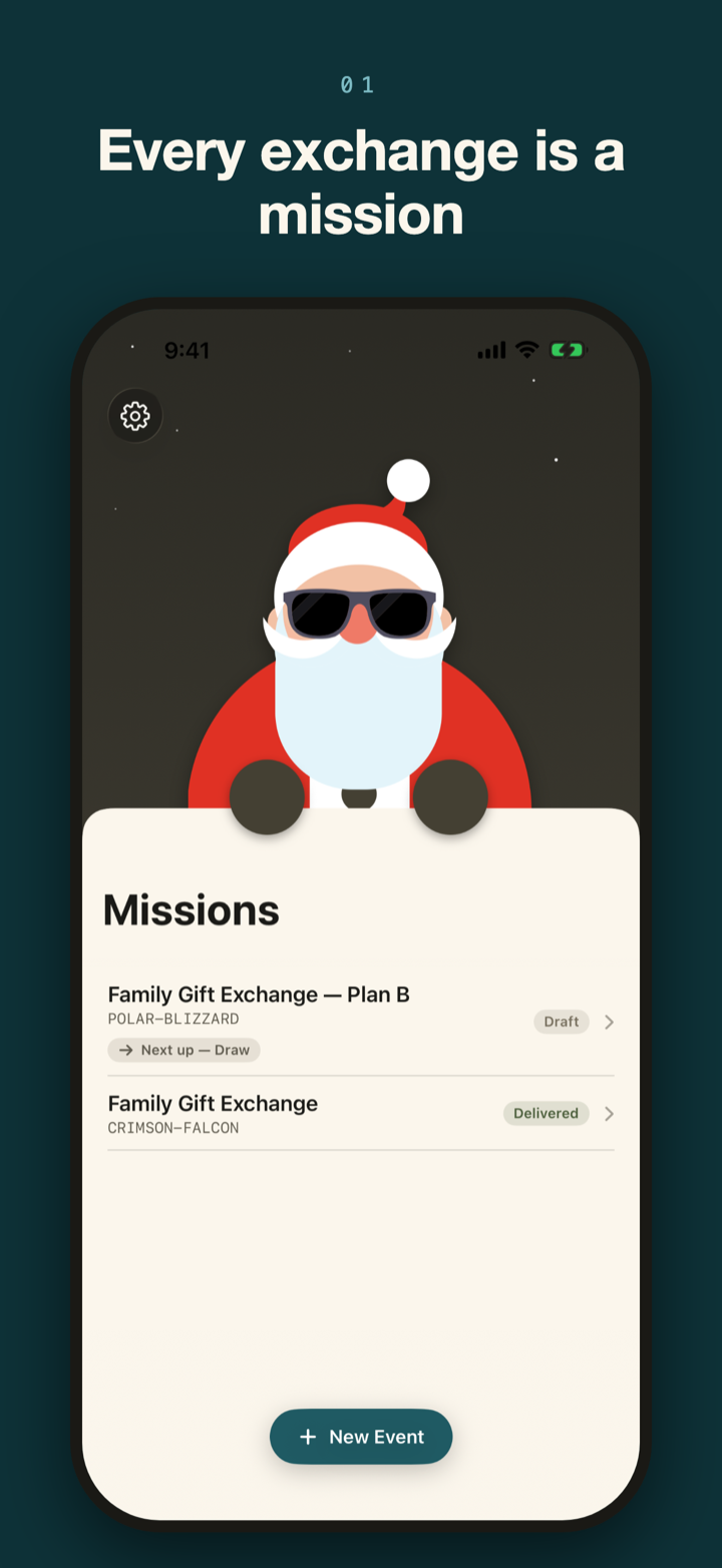 Missions list